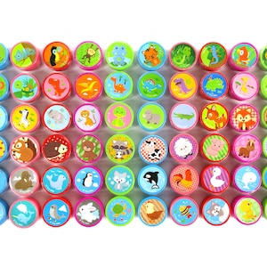 Assorted Animal Stampers for Party Favors Party Treats, 60pcs set