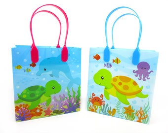 Ocean Sea Turtle party favor treat bags