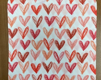 Heart Doodles microfiber cloth