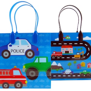 Vehicles and Cars party favor treat bags