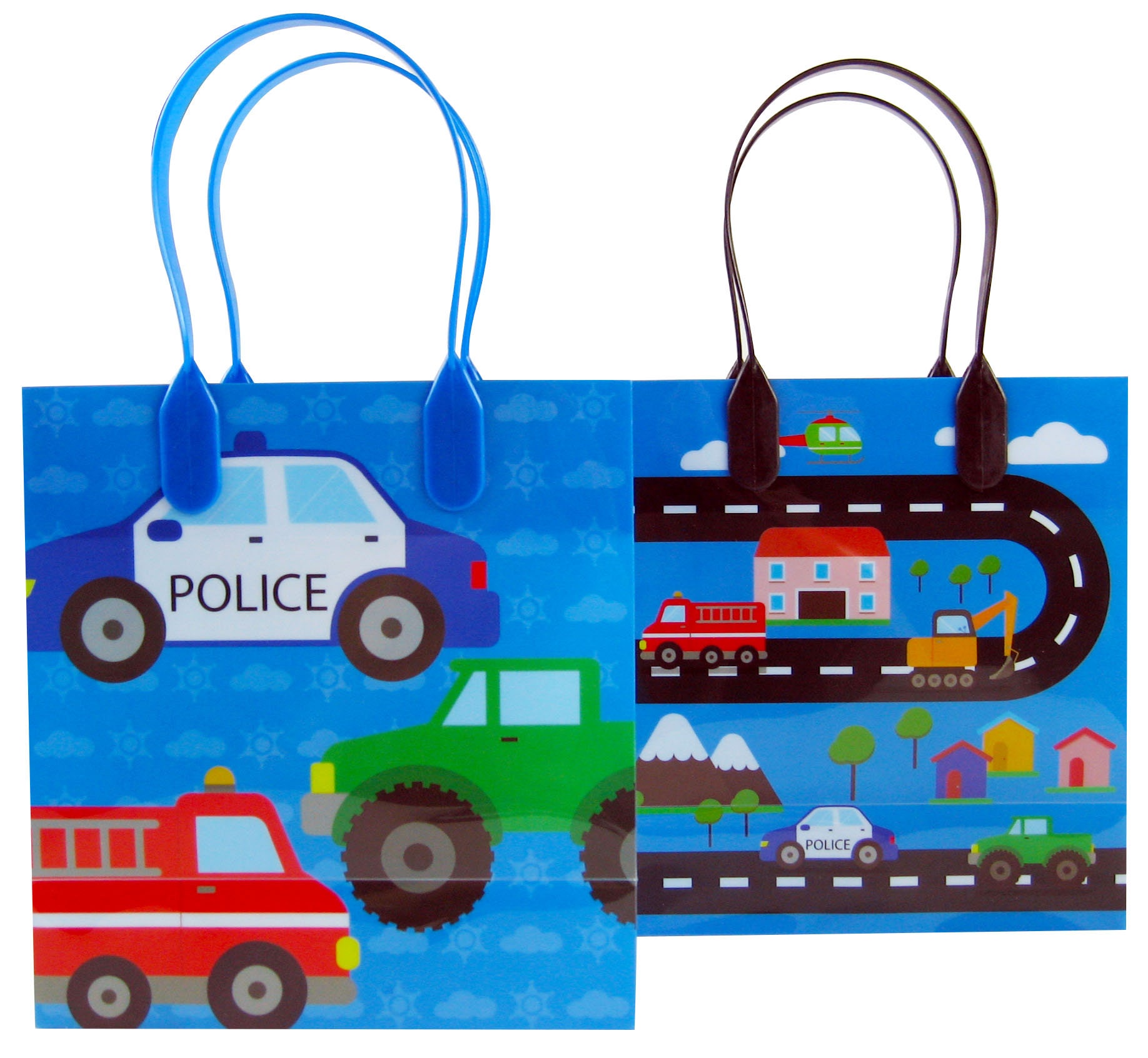 Vehicles and Cars party favor treat bags