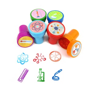 Carimbos autotintados de Ciência e Química - presente, scrapbooking, enfeite, carimbo