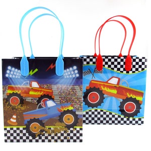 Monster Truck party favor treat bags