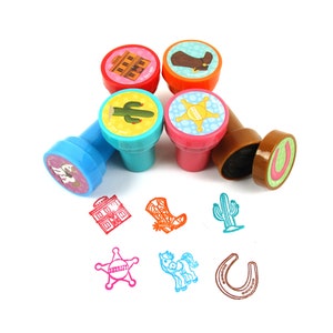 Schwarzer Western Cowboy Cowgirl Stempel selbstfärbend - Geschenk, Scrapbooking, Verschönerung, Stempel