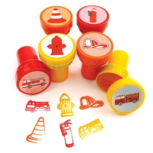 Feuerwehrmann selbstfärber Stempel - Geschenk, Scrapbooking, Verschönerung, Stempel
