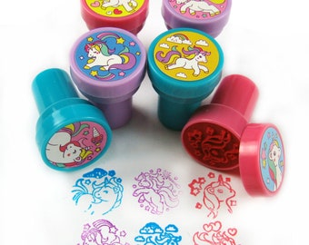 Unicorn self-inking stampers - gift, scrapbooking, embellishment, stamp