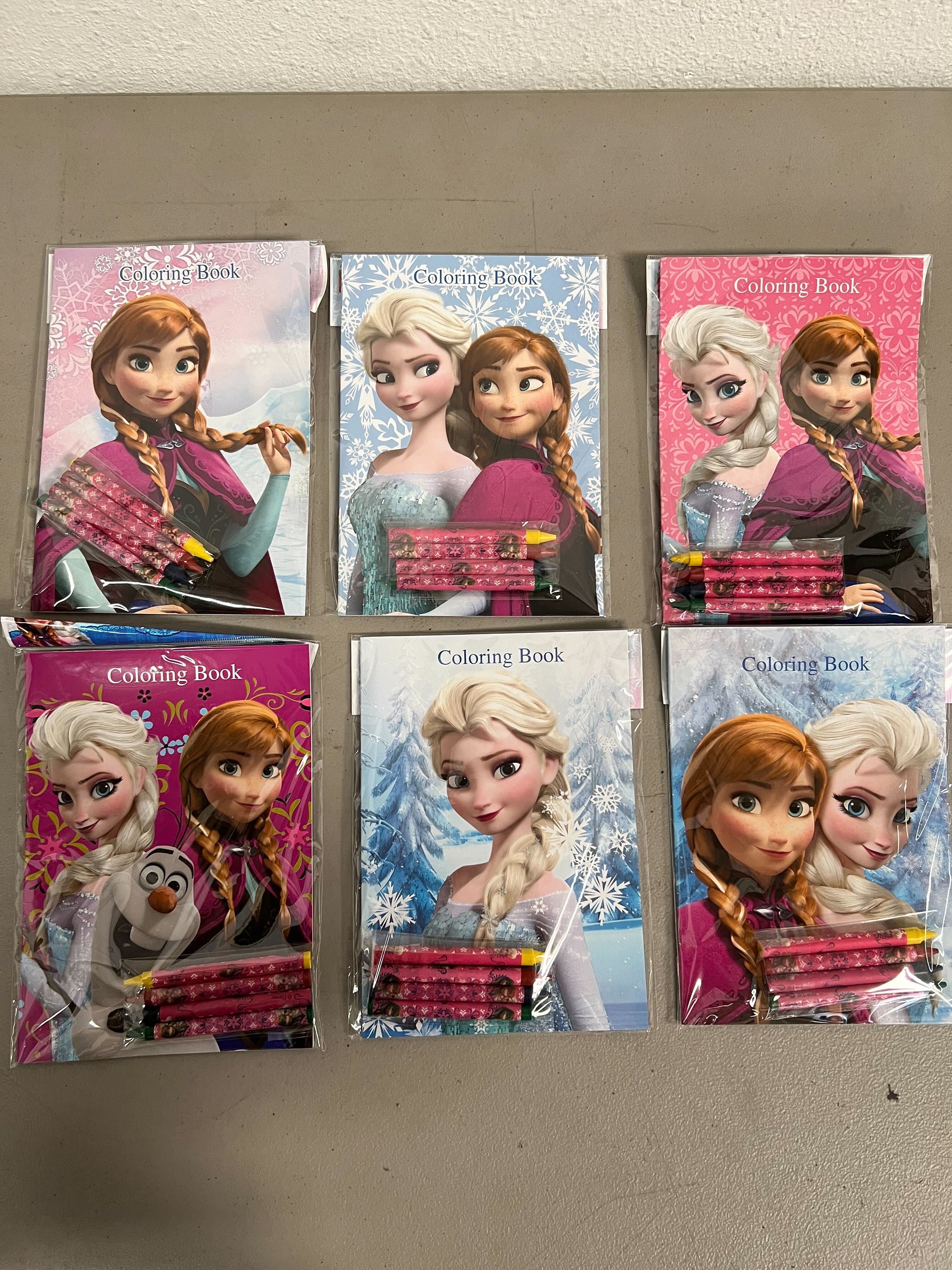 Ice Princess Coloring Books with Crayons Party Favors