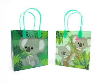 Koala themed party favor treat bags