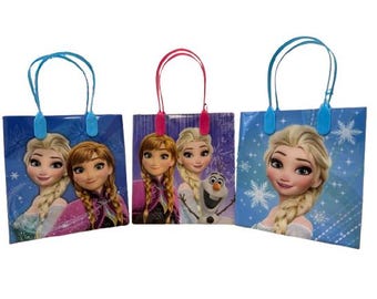 Ice Princess party favor treat bags