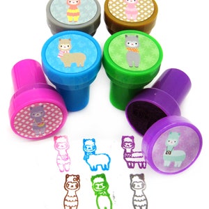 Lama's zelfinktende stempels - cadeau, scrapbooking, verfraaiing, stempel