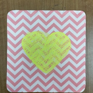 Chevron with heart microfiber cloth image 9