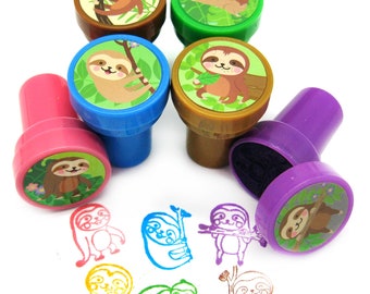 Sloth self-inking stampers - gift, scrapbooking, embellishment, stamp