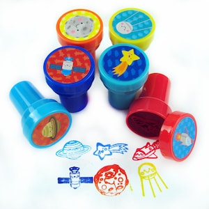 Sellos autoentintables del espacio exterior: regalo, scrapbooking, adornos, sellos