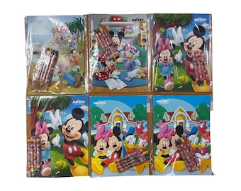 Cartoon Mouse Coloring Books with Crayons Party Favors