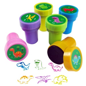 Dinosaur self-inking stampers - gift, scrapbooking, embellishment, stamp