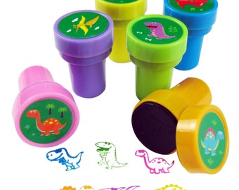 Dinosaur self-inking stampers - gift, scrapbooking, embellishment, stamp