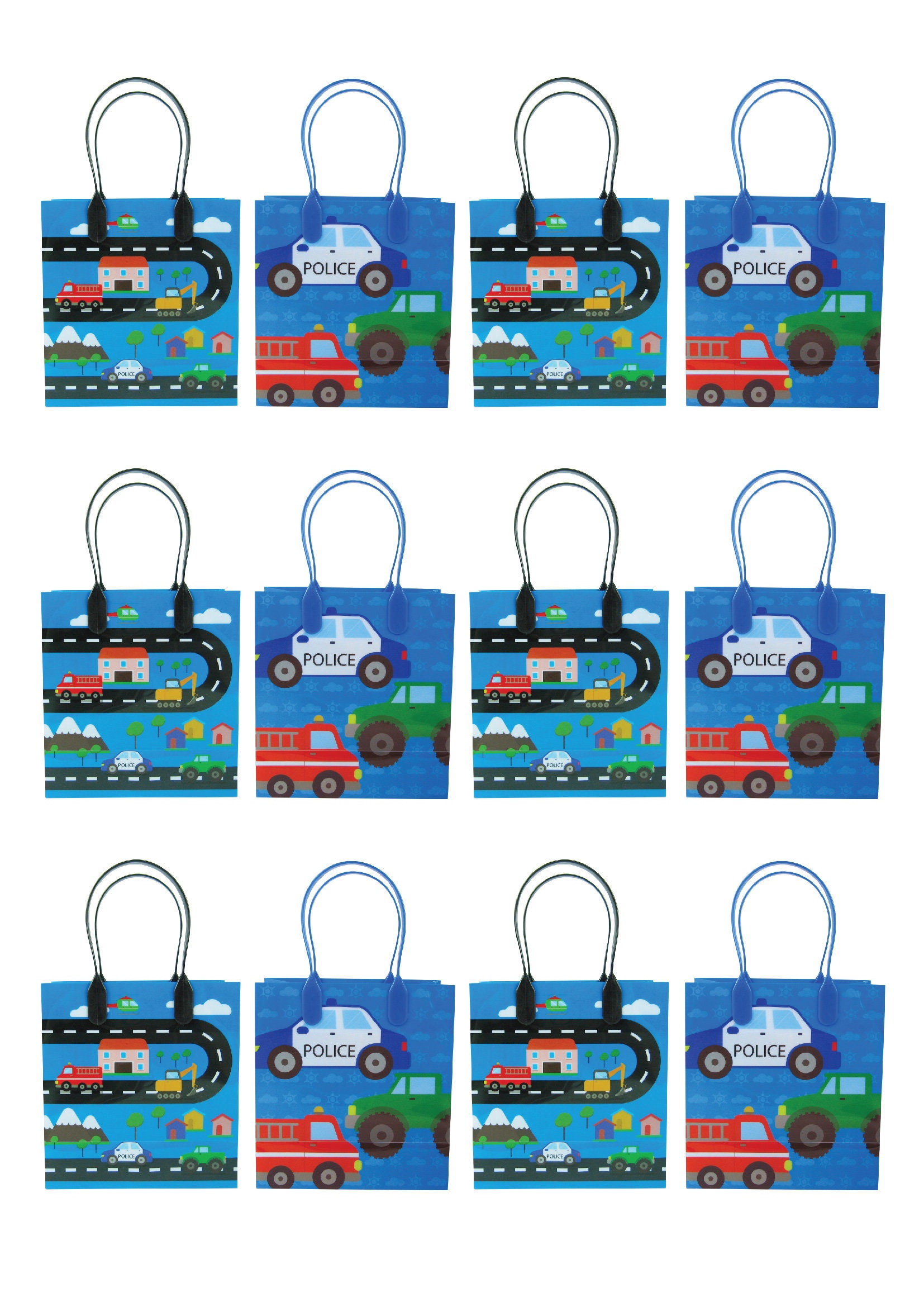 Vehicles and Cars Party Favor Treat Bags Etsy UK