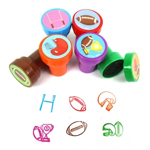 Zelfinktende voetbalstempels: cadeau, scrapbooking, verfraaiing, stempel
