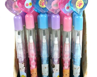 24pcs Cat Multi Point Pencils