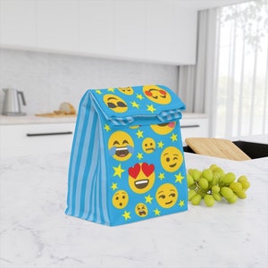 Tween Emoji and Emoticon Lunch Bag