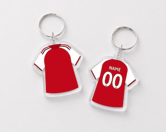 Personalised Arsenal Football Jersey | Custom Name & Number | Arsenal Fan Gift | Birthday Christmas Gift for Him Her Kids
