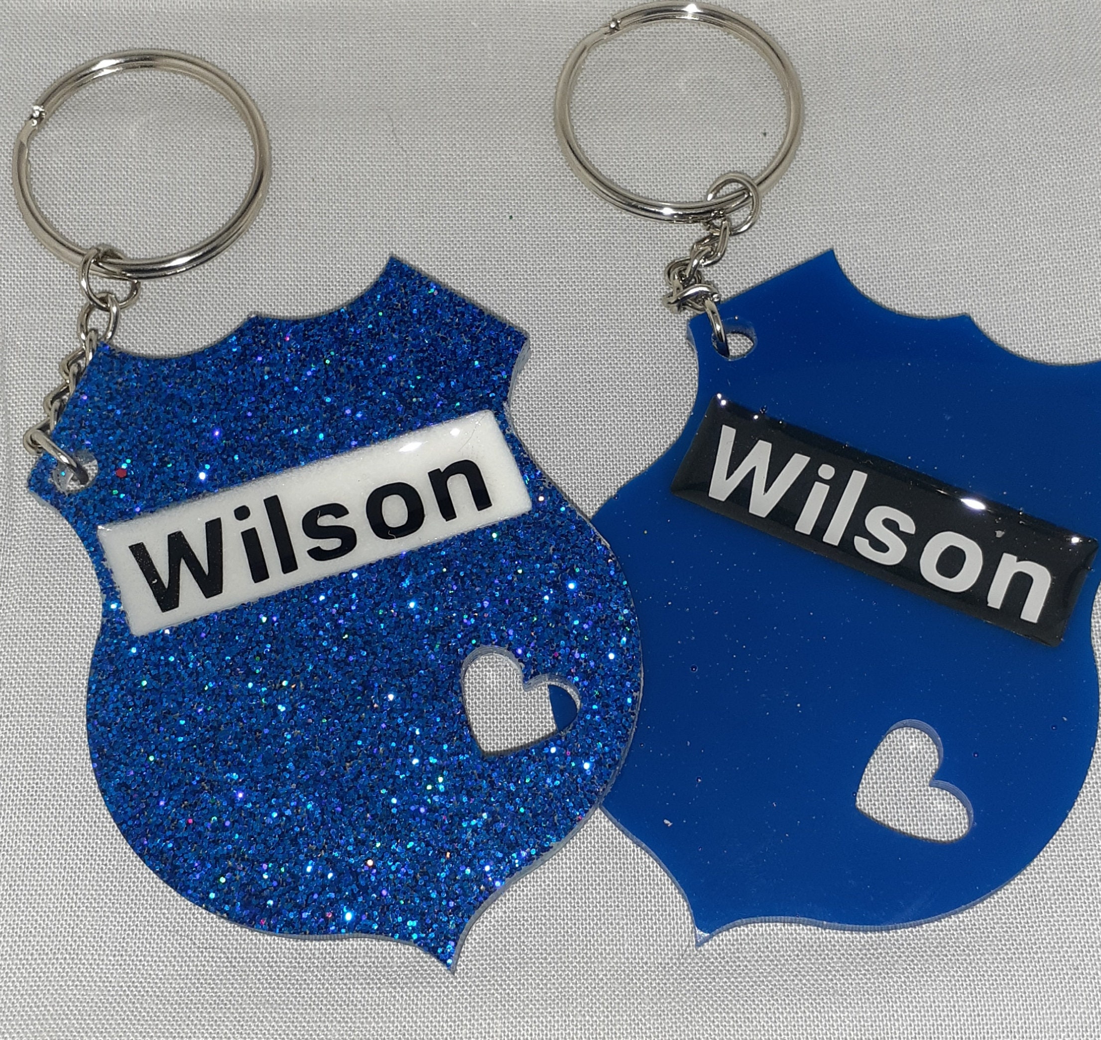 Police Badge Key Chain Police Key chain. Badge Key chain Etsy