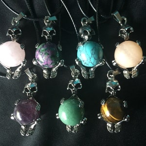 Skeleton Crystal Necklace (sold individually)