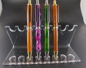 Classic Hand-Turned Gel-writer Pens in Wood or Acrylic
