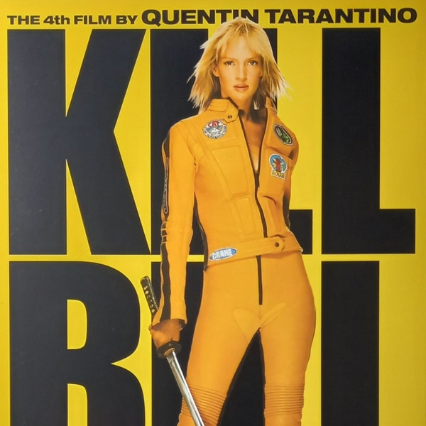 Kill Bill Vol.1 (2003) Original Japanese B5 (10"x7") Chirashi Flyer (Ver.B), Uma Thurman, Lucy Liu, Daryl Hannah, Quentin Tarantino
