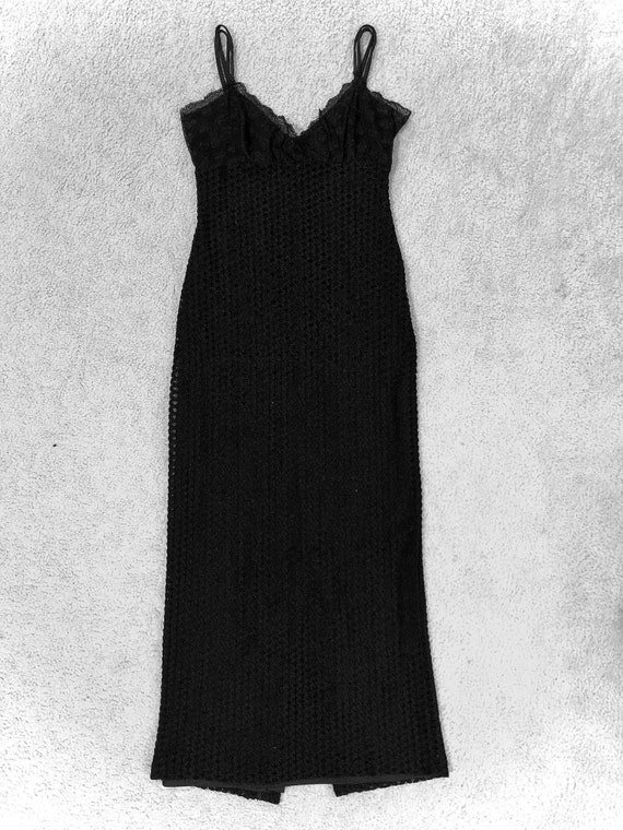 90's Vintage Betsy Johnson Black Dress
