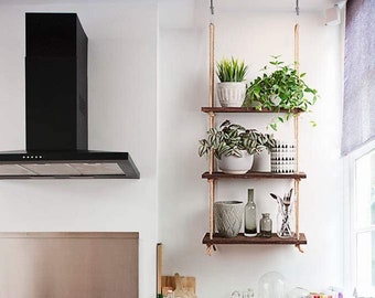 3 Tier Hanging Shelf Etsy