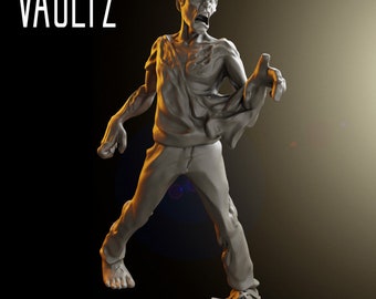 Average zombies!  Zombie Apocalypse Modern 3D Printed Resin Vaultz RPG Tabletop Last Days Zombie