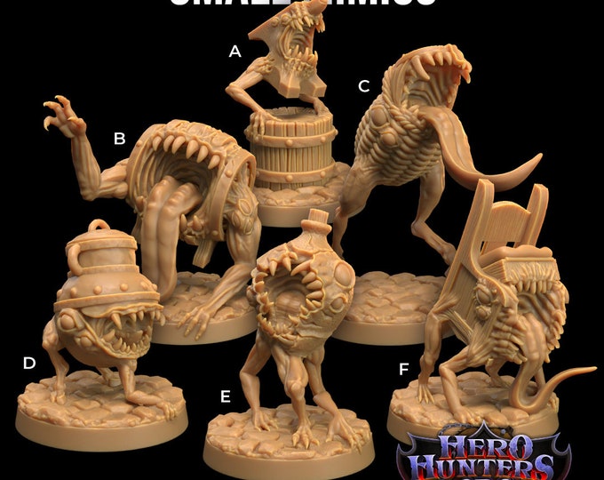 Normal Object Mimic Model and Non-mimic Matching Mini Dungeons and ...