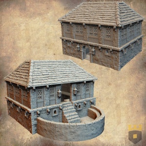 Leicheim  Bathouse Terrain D&D Pathfinder Tabletop Wargames