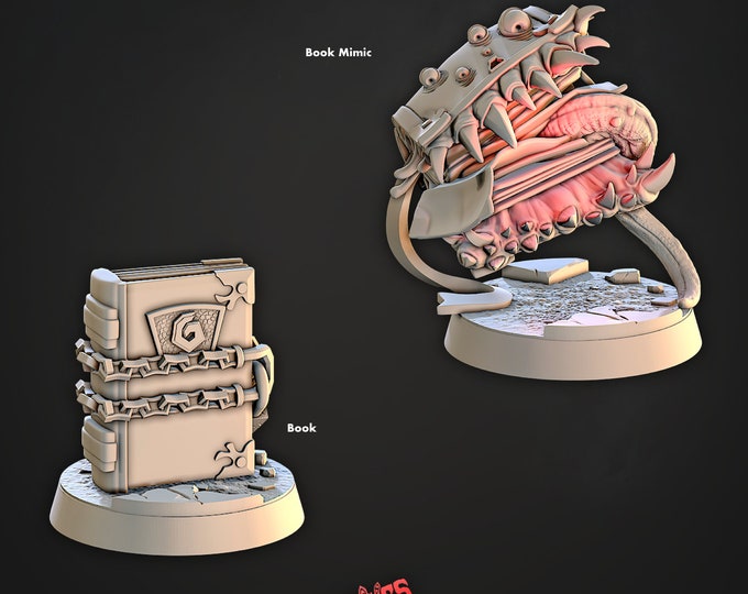 Wizard Props Mimic Model and Non-mimic Matching Mini Dungeons and ...