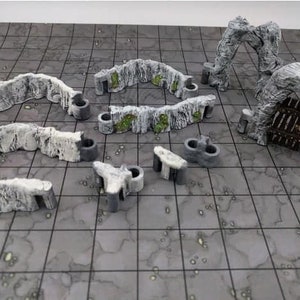 110 Pc. Dungeon Sticks D&D Huge Cavern Set