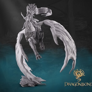 Allaria Dragon Rider D&D Pathfinder Fantasy 3D Printed Resin Miniature designed by Draco Studios