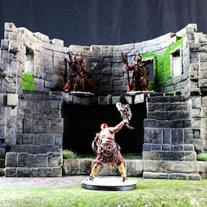 Ruins Lookout Tower Building Terrain D&D Pathfinder RPG Tabletop Tabletop Terrain