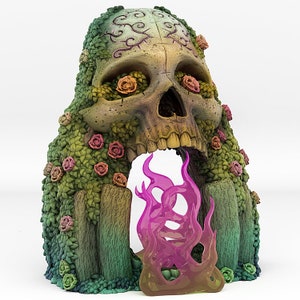 Skull Nature Portal with Effect Terrain Scatter Scenery Props D&D Pathfinder Fantasy 3D Printed Resin  Miniature  Print Your Monsters