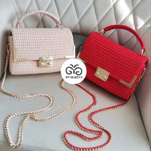 Crossbody-tas/unieke tas voor vrouwen/cadeau-idee/handgemaakte tas/gehaakte tas/handgebreide tas/luxe tas/damestasje/cadeau voor vrouw