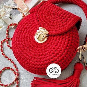 Unieke luxe tas voor dames/cadeau-idee/handgemaakte tas/gehaakte tas/uniek ontwerp/handgebreide tas/luxe tas/damestas/perfect cadeau voor vrouw