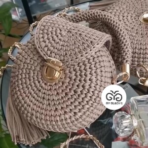 Unieke luxe tas voor dames/cadeau-idee/handgemaakte tas/gehaakte tas/uniek ontwerp/handgebreide tas/luxe tas/damestas/perfect cadeau voor vrouw