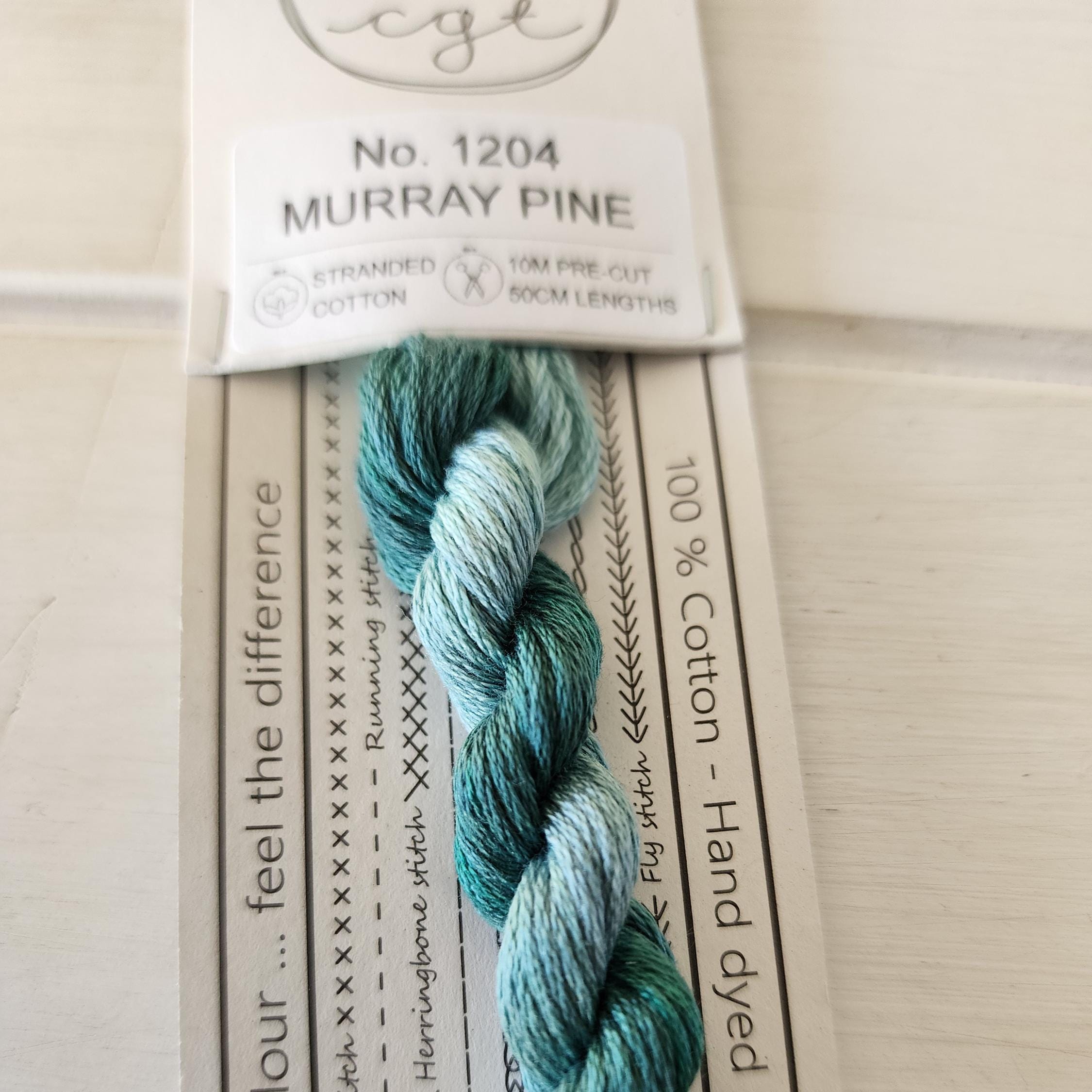 Murray Pine 1204 - Cottage Garden Thread 10m Pre Cut 50cm Lengths - Etsy
