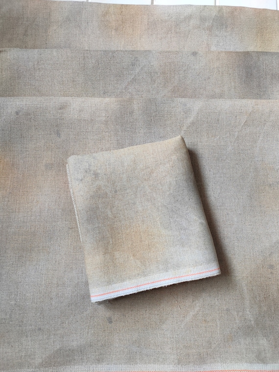 Hand Dyed decrepit Linen for Cross Stitch or - Etsy