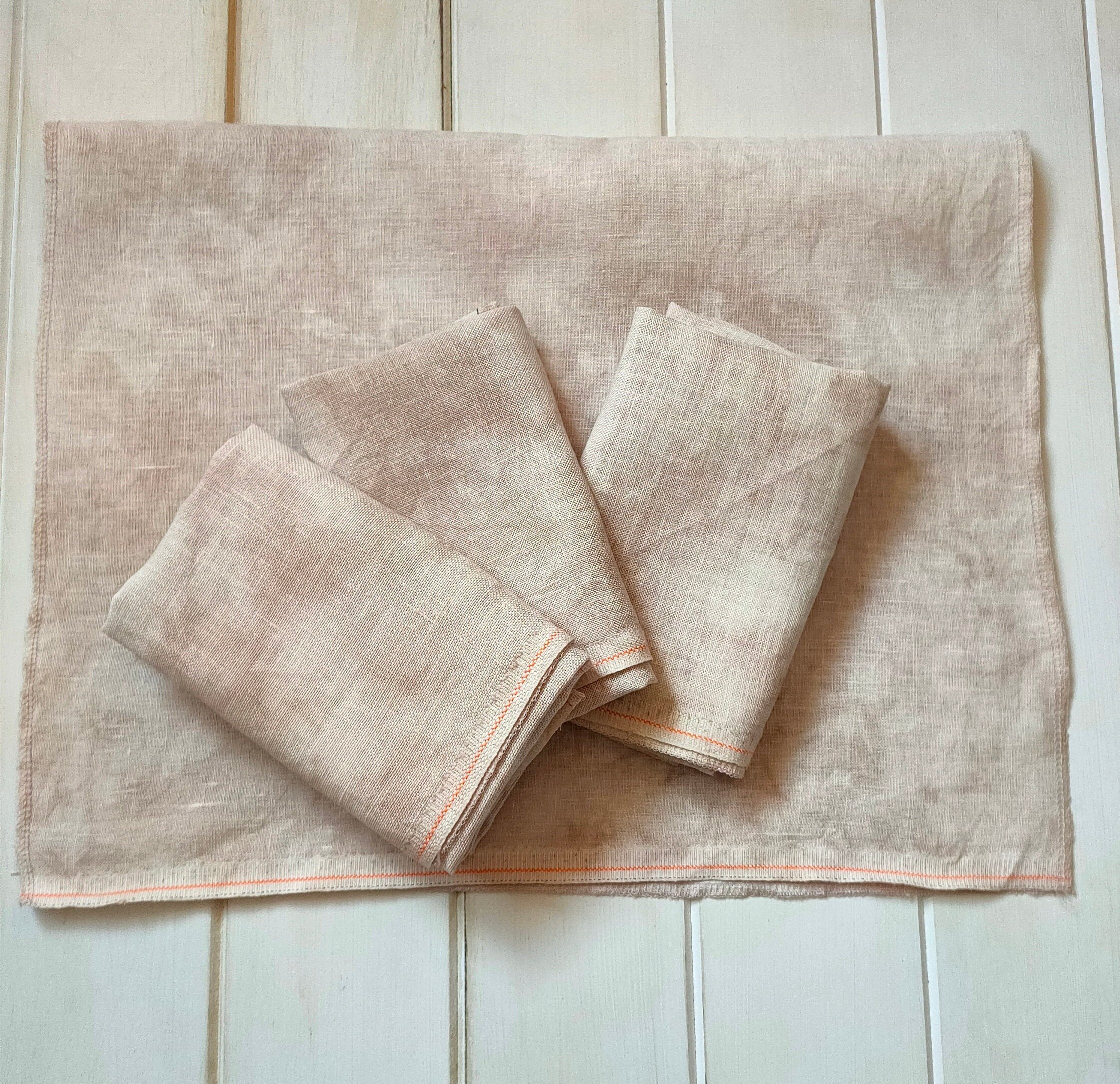 Hand Dyed "Cocoa Crush" 28, 32, 36 or 40 Count  Linen for C…