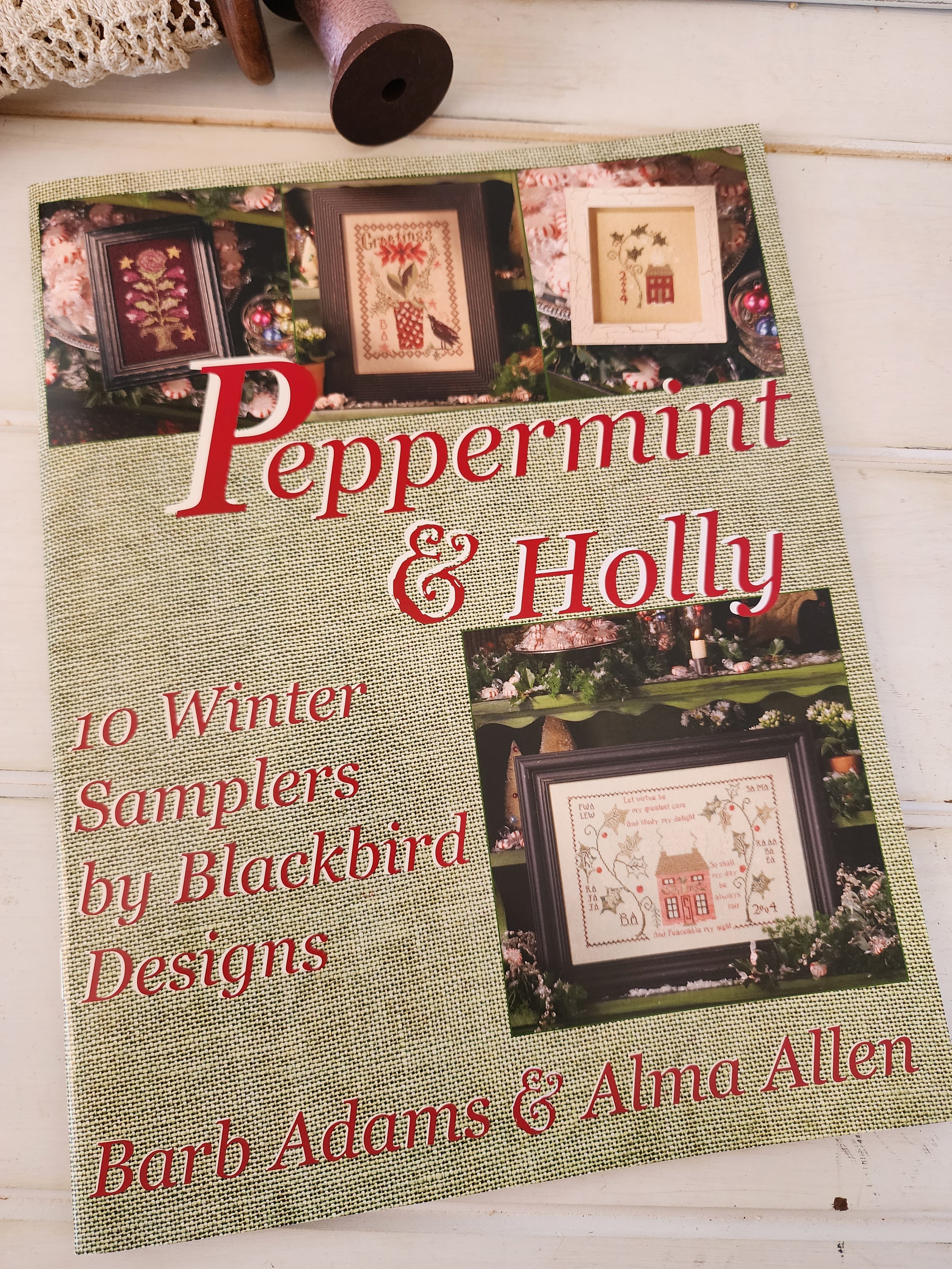 【D-446】mint様　デザインペーパー Peppermint and Holly by Blackbird Designs - Etsy