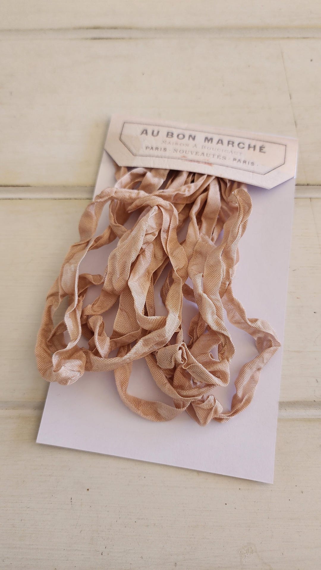 Rayon Ribbon Trim - Approx 3 Yards -powder Puff - Etsy