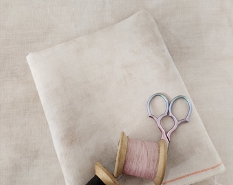 36 Count PUMPKIN Hand Dyed Linen for Cross Stitch, Hardanger