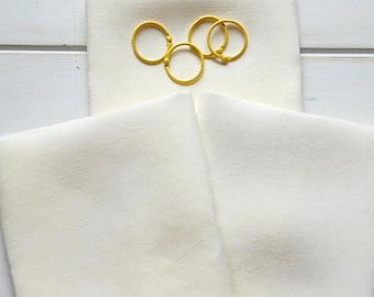 36 Count BEIGE GREY Hand Dyed Linen for Cross Stitch, Hardanger