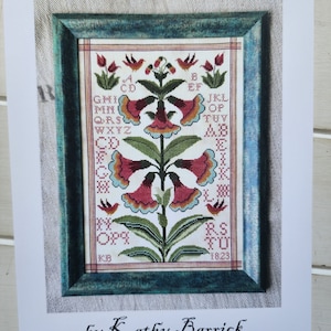 Fraktur Flowers - door Kathy Barrick